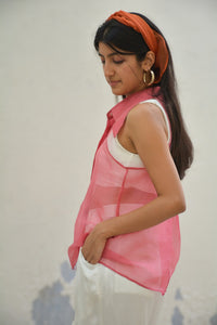 Retro Silk Organza Shirt