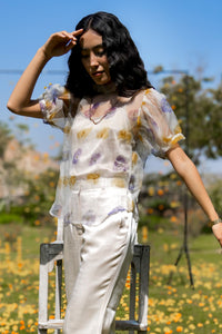 Hapazapa Silk Organza Top