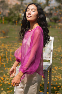 Eve Silk Organza Top