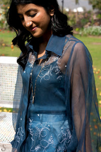 Indi Flora Silk Organza Shirt
