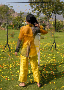 Yellow Habutai Silk - Pants