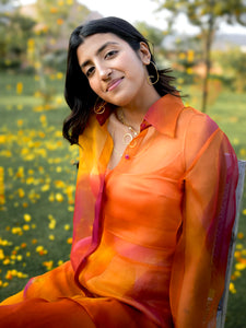 Cuore Silk Organza Shirt
