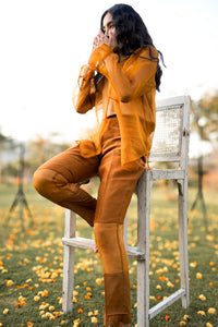 Tagetes Organza Co-ord Set