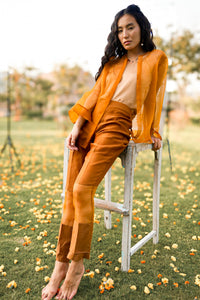 Tagetes Organza Co-ord Set