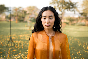 Tagetes Organza Co-ord Set