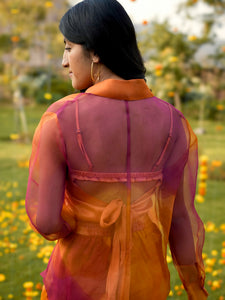 Cuore Silk Organza Shirt