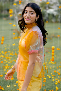 Sunrise Celebration Organza Top