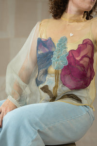Clara Silk Organza Top
