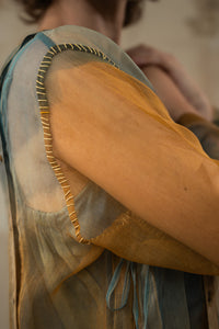 Moss Silk Organza Shirt