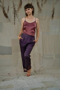 Purple Organza Pants