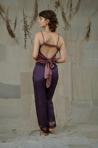 Purple Organza Pants