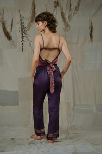 Purple Organza Pants