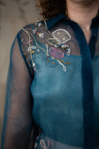 Starlight Silk Organza Top