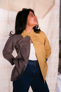 Dual Bandhini Handloom Shirt