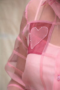 Sweetheart Organza Shirt