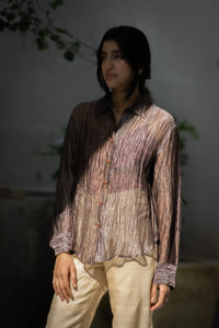 Zari Purple Shimmer Shirt