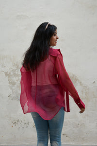 Basic Silk Organza Shirt
