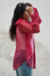 Basic Silk Organza Shirt