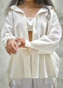 Mia Oversized Cotton Shirt