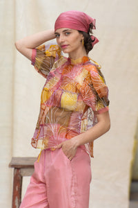 Indra Fallon Organza Top