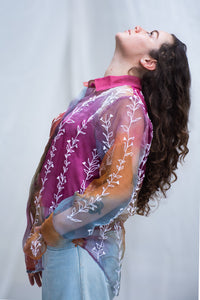 Holi Silk Organza Top