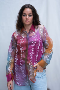 Holi Silk Organza Top