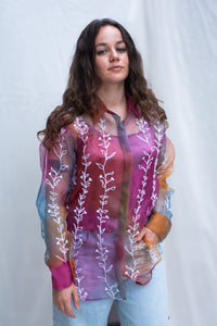 Holi Silk Organza Top