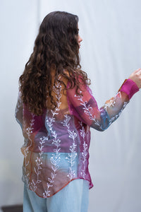 Holi Silk Organza Top