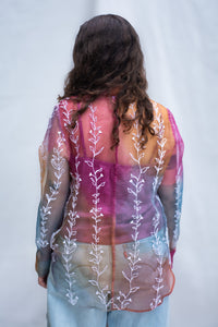 Holi Silk Organza Top