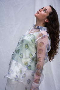 Navrang Silk Organza Top