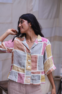Tetris Linen Shirt