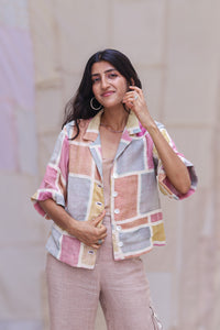 Tetris Linen Shirt
