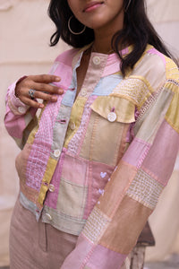 Coco Chanderi Silk Jacket
