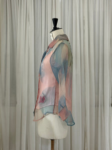 Milka w/Flowers Organza Shirt