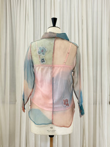 Milka w/Flowers Organza Shirt