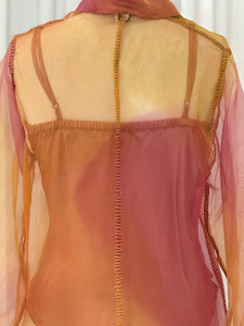 Cuore Silk Organza Shirt
