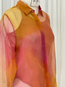 Cuore Silk Organza Shirt
