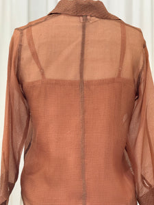 Floral Chemise Kota Silk Shirt