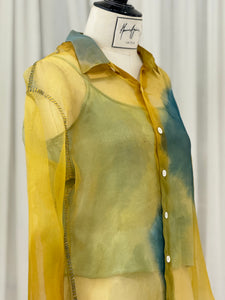 Meadow Silk Organza Shirt