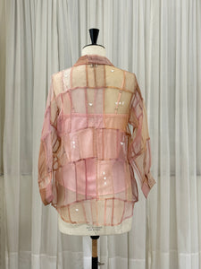 Strawberry Silk Organza Shirt
