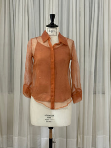 Madder Organza Sparkle Shirt