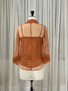 Madder Organza Sparkle Shirt