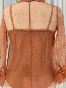 Madder Organza Sparkle Shirt