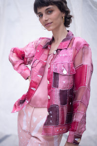 Pink Panther Silk Organza Jacket