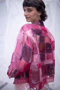 Pink Panther Silk Organza Jacket
