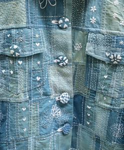 Denim Blue Patchwork - Jacket