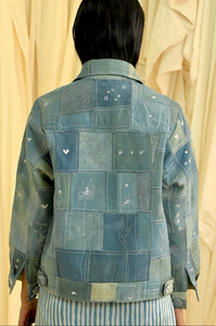 Denim Blue Patchwork - Jacket