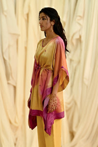 Cuore Satin Silk Kaftan