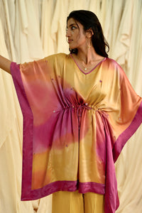 Cuore Satin Silk Kaftan